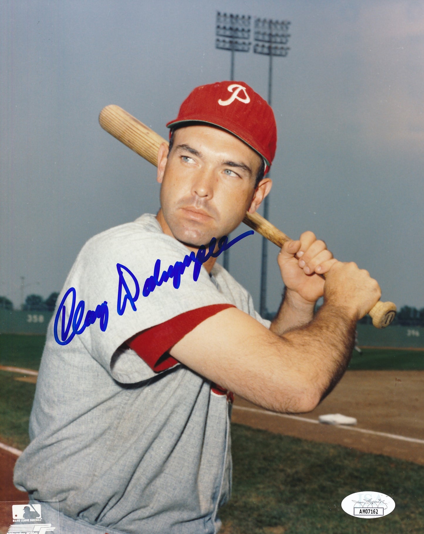 Clay Dalrymple Autographed 8x10 Photo Philadelphia Phillies JSA 181939