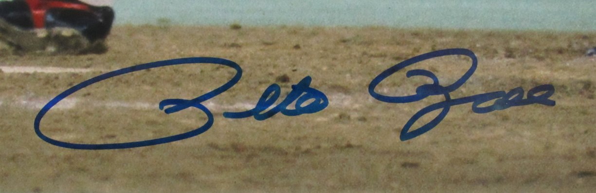 Pete Rose Cincinnati Reds Autographed/Signed 16x20 Photo JSA 189706
