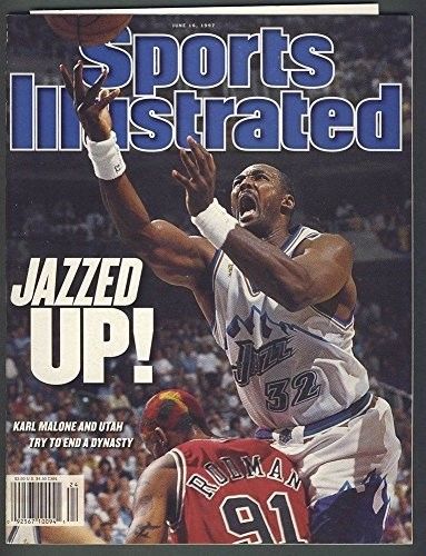 6/16/1997 Sports Illustrated SI NO LABEL Karl Malone Utah Jazz