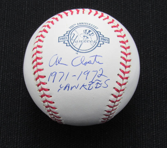 Al Closter Signed/Auto Yankees 100th OML Baseball JSA Inscr 186750