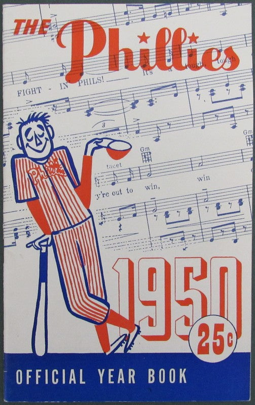 1950 Philadelphia Phillies Year Book/Media Guide with Mailing Envelope 188424