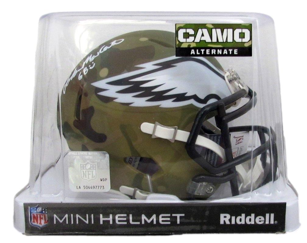 Jordan Mailata Autographed Mini Camo Football Helmet Eagles JSA 183543