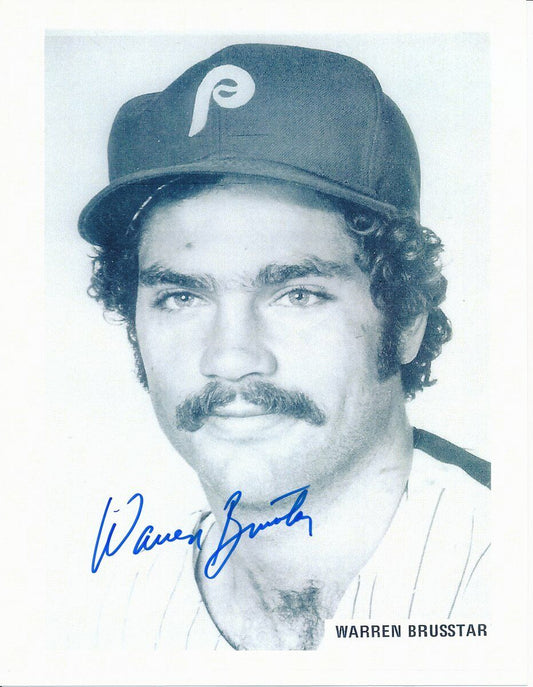 Warren Brusstar Phillies Signed/Autographed 8x10 Photo 126081