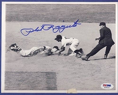 PHIL RIZZUTO Autographed 7x9 Wire/Press Photo PSA/DNA