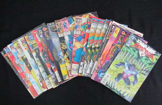 Lot of 23 DC, Marvel, Caliber Comic Books 90's Captain America, Defenders 181390