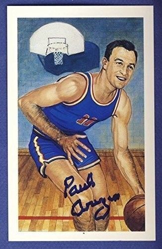 1992 Center Court PAUL ARIZIN Signed HOF Postcard