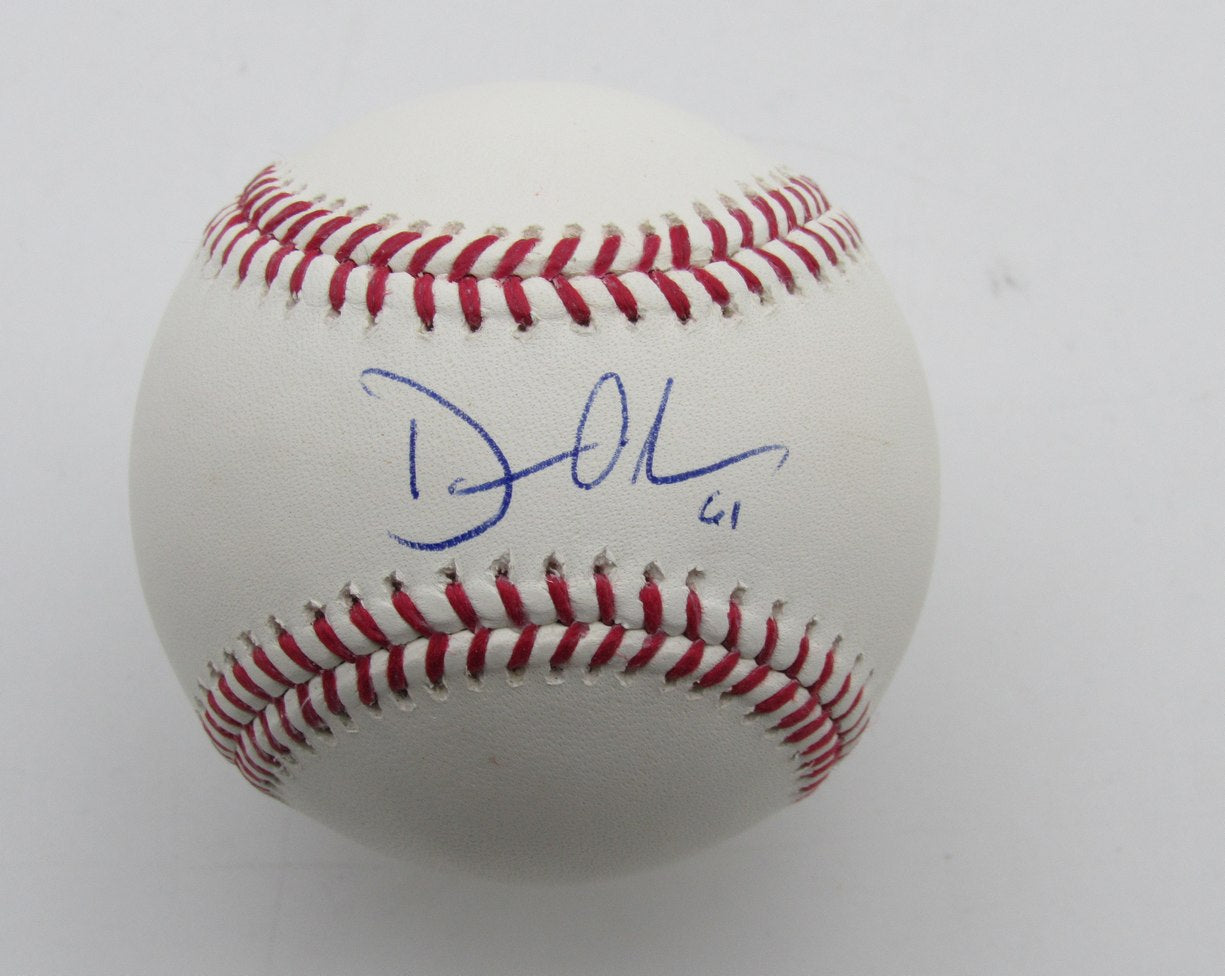 Dan Otero Autographed OML Baseball Cleveland Indians 180075