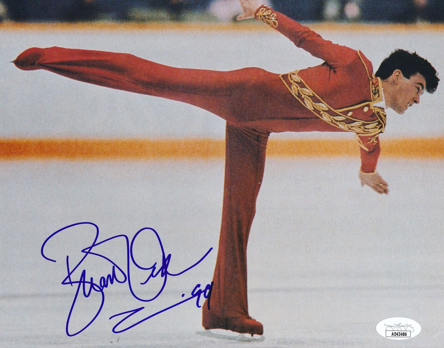 Brian Orser Autographed 8x10 Photo Olympic USA Figure Skating JSA