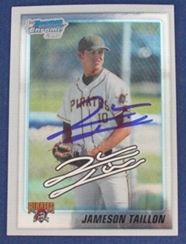 Jameson Taillon Pirates Signed/Auto 2010 Bowman Chrome Baseball Card #BDPP79