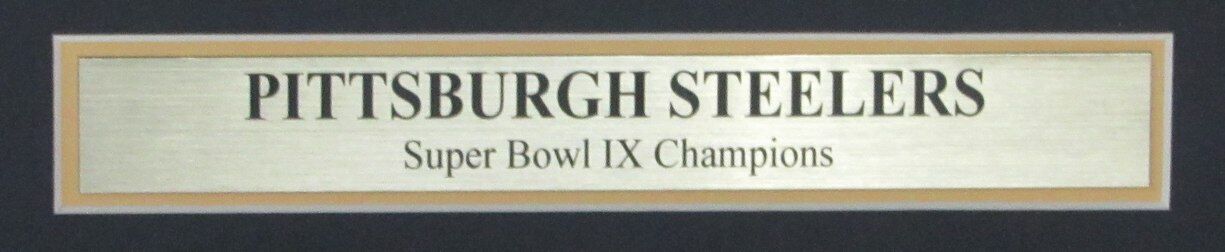 Pittsburgh Post Newspaper 1975 Steelers Super Bowl IX Champs Framed 165886