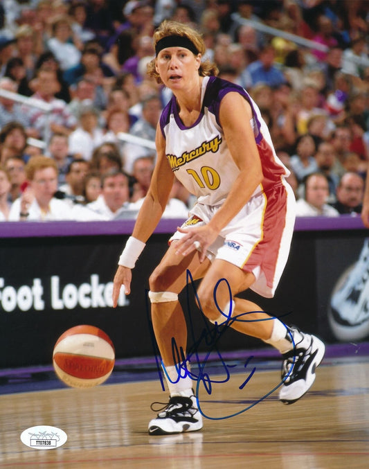 Nancy Lieberman HOF Phoenix Mercury Signed/Autographed 8x10 Photo JSA 164696