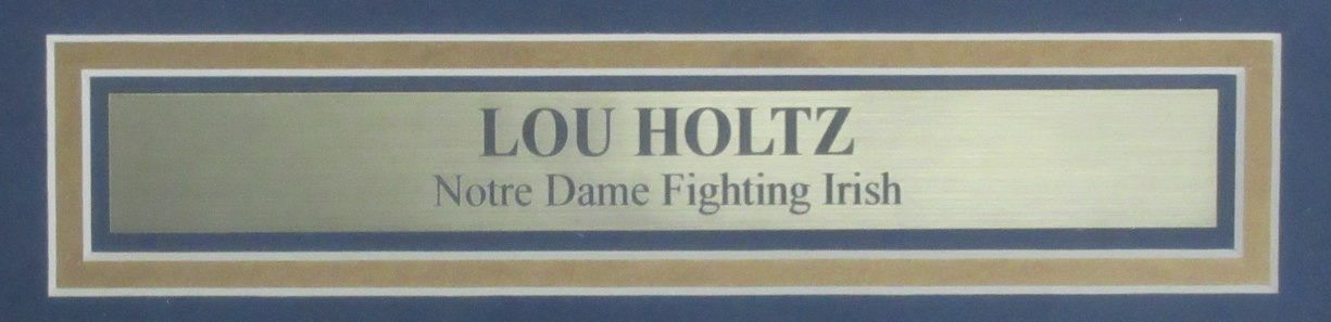 Lou Holtz Notre Dame Horizontal 16"x20" Photo DIY NEW Frame Kit 188694
