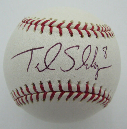 Terrmel Sledge San Diego Padres Signed/Autographed Official MLB Baseball 155495