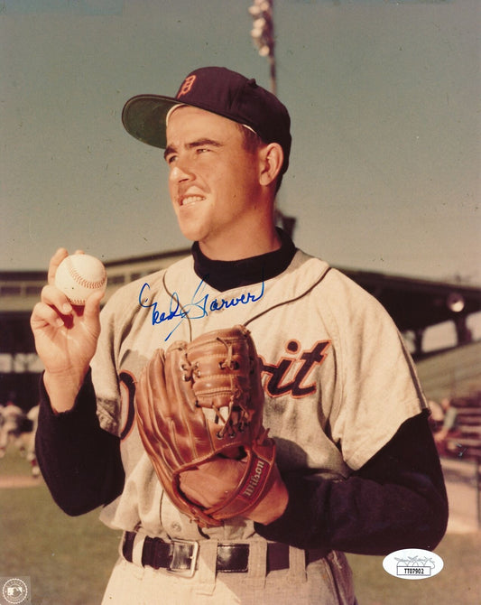 Ned Garver Detroit Tigers Signed/Autographed 8x10 Photo JSA 165056