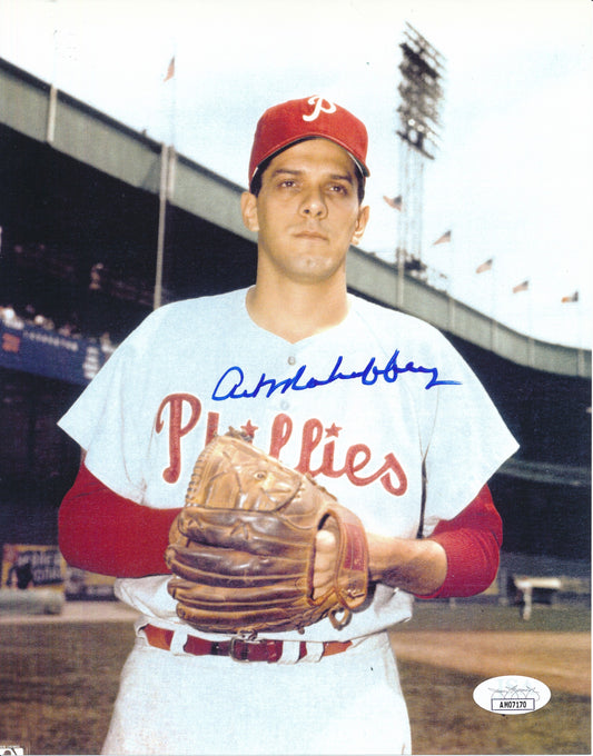 Art Mahaffey Autographed 8x10 Photo Philadelphia Phillies JSA 181931