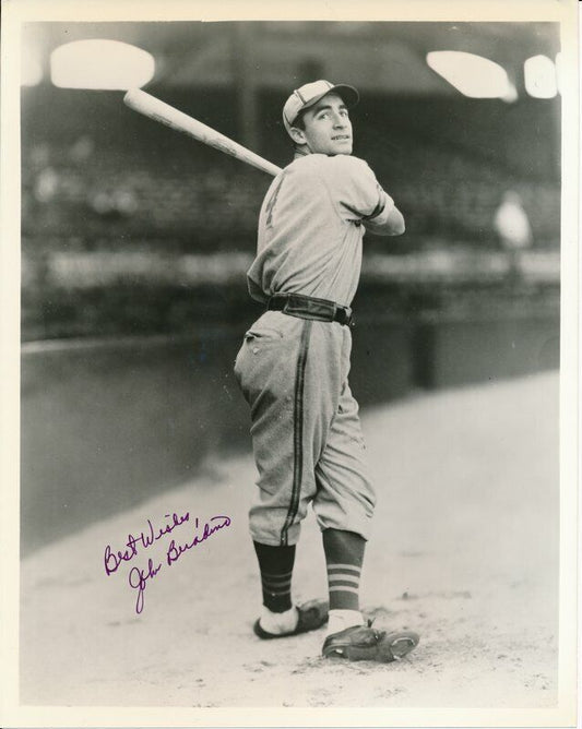 Johnny Berardino St. Louis Browns Signed/Autographed 8x10 Photo JSA 143299