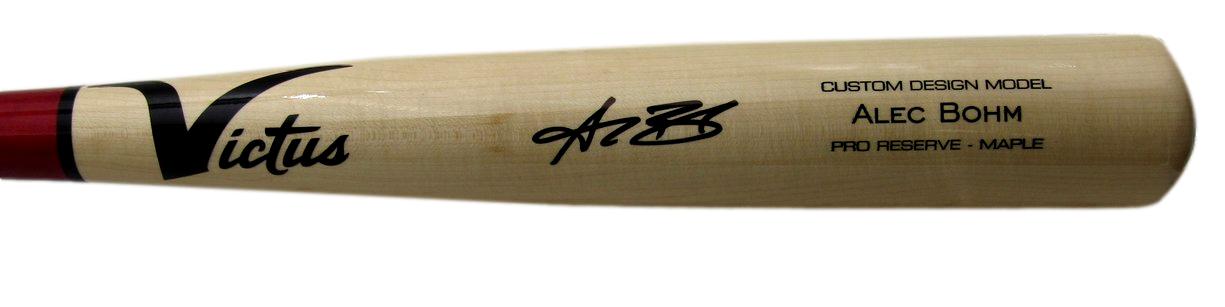 Alec Bohm Phillies Signed/Autographed Victus Custom Baseball Bat Fanatics 189909