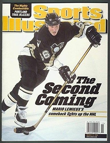 3/12/2001 Sports Illustrated SI NO LABEL Mario Lemieux Pittsburgh Penguins