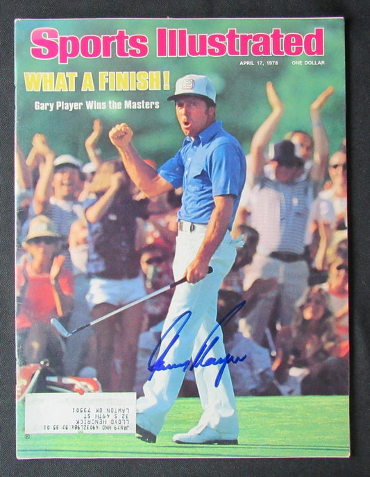 Gary Player Signed/Auto 4/17/78 Sports Illustrated Magazine PGA Champ JSA 187287