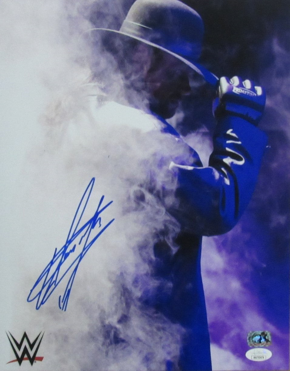 Mark William Calaway (Undertaker) WWE Signed/Autographed 11x14 Photo JSA 190500