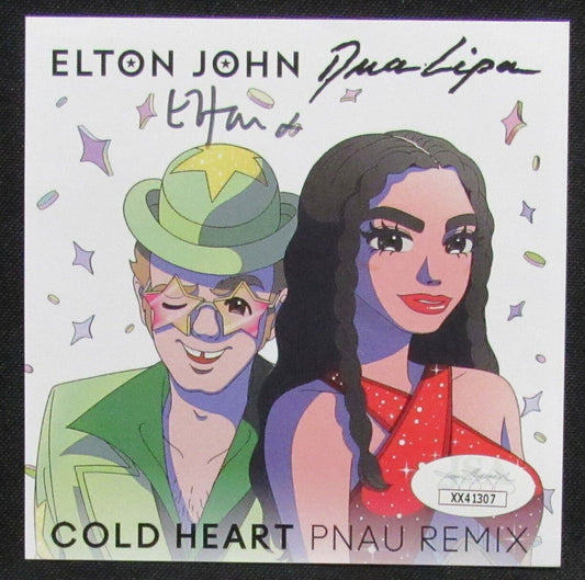 Elton John Autographed CD Insert "Cold Heart Pnau Remix" JSA 175931