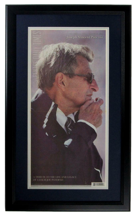 Centre Daily Times 2012 Newspaper Cover of Joe Paterno Tribute 152293