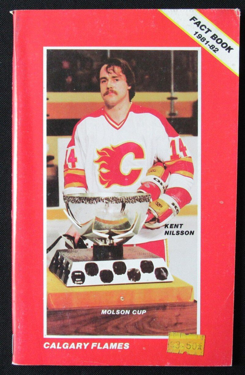 1981-82 Calgary Flames Ice Hockey Fact Book Kent Nilsson 176296