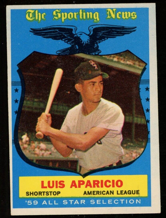 1959 Topps Baseball Luis Aparicio HOF #560 Chicago White Sox