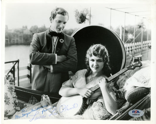 Laura La Plante Signed/Inscribed 8x10 B/W Photo Actress PSA/DNA 192080