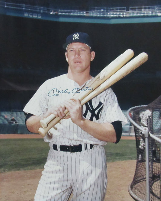 Mickey Mantle HOF Signed/Autographed 16x20 Photo New York Yankees PSA/DNA 192183