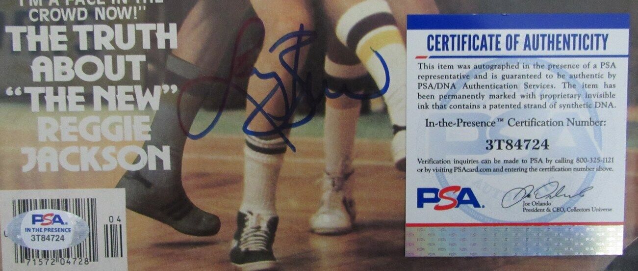 Larry Bird Autographed 1983 Sportsworld Magazine Boston Celtics PSA/DNA