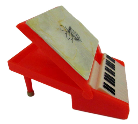 The Liberace Collection Baby Grand Piano Cigarette Dispenser Orange 145732