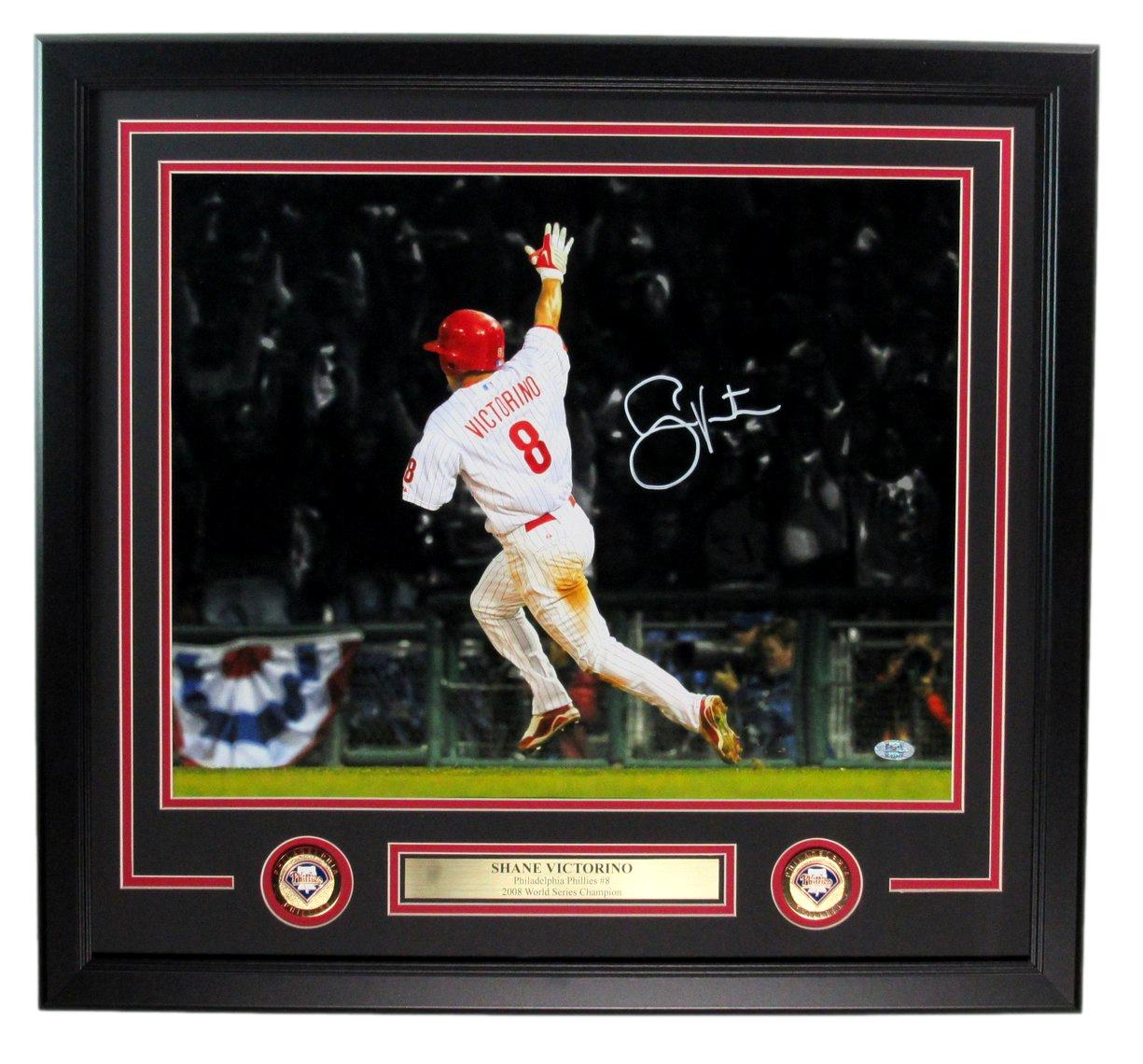 Shane Victorino Signed 16x20 Photo Philadelphia Phillies Framed PSA/DNA 191613