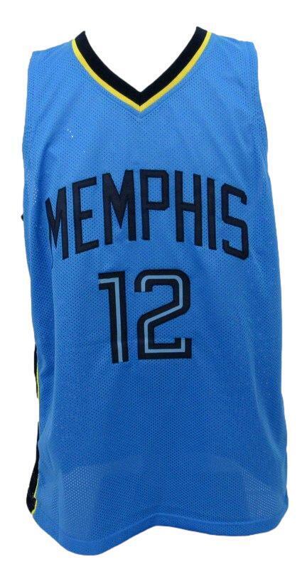 Ja Morant Autographed Blue Custom Basketball Jersey Memphis Grizzlies Beckett