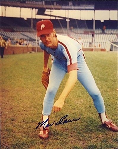 Mac Scarce Philadelphia Phillies Autographed/Signed 8x10 Photo 123356