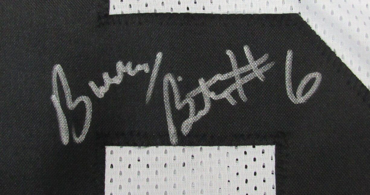 Bubby Brister Autographed Custom White Football Jersey Steelers JSA 179785