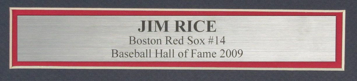 Jim Rice HOF Signed/Autographed 8x10 Photo Boston Red Sox Framed JSA 190838