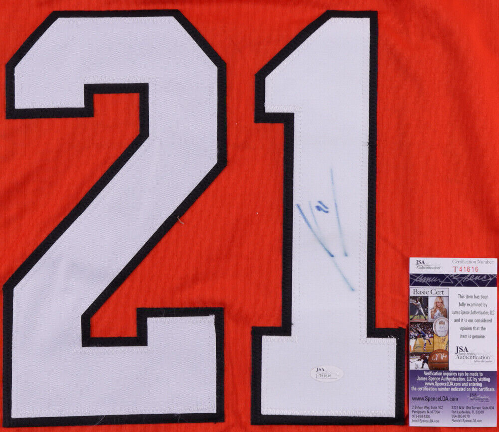 James Van Riemsdyk Signed/Auto Flyers Custom Hockey Jersey JSA 161621