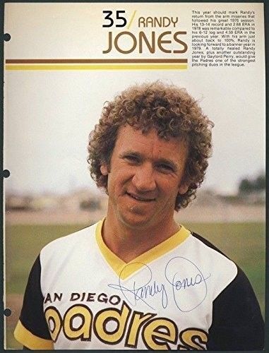 Randy Jones San Diego Padres Signed/Autographed Magazine Page 120659