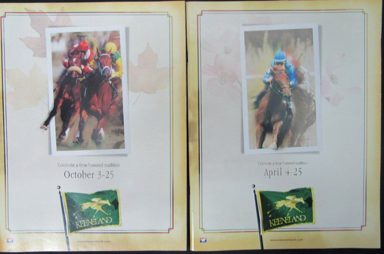 Lot of 4 Kenneland 2003 Blue Grass Stakes/Fall Racing Programs 153950