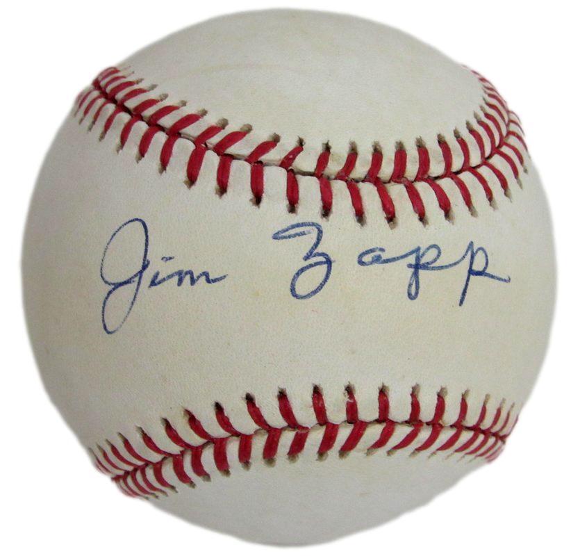 Jim Zapp Signed OAL Baseball Negro League Birmingham Black Barons PSA/DNA