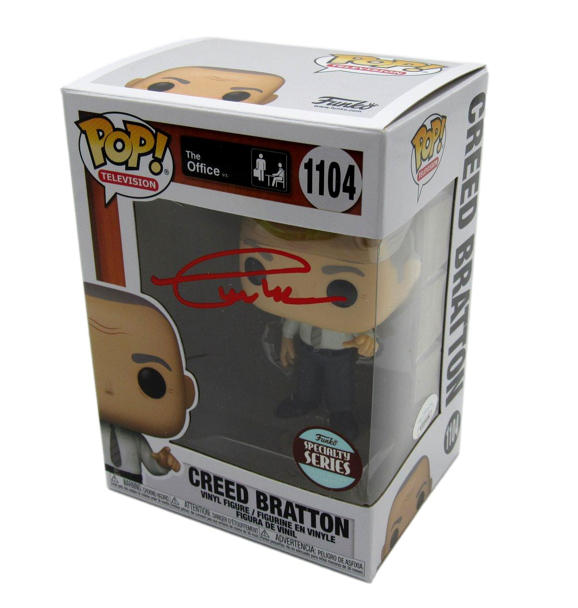 Creed Bratton Autographed Funko Pop! #1104 Figurine "The Office" JSA 184764