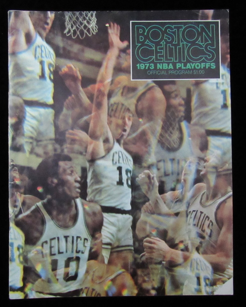 1973 NBA Playoffs Game Program Boston Celtics vs. New York Knicks 189183