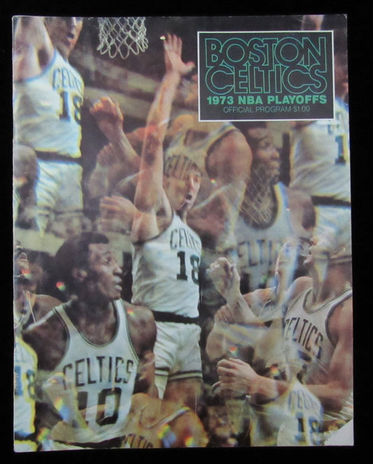 1973 NBA Playoffs Game Program Boston Celtics vs. New York Knicks 189183