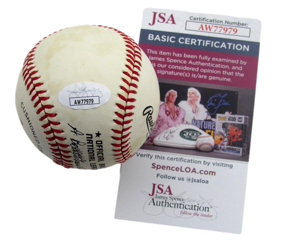 Enos Slaughter HOF Signed/Auto ONL Baseball St. Louis Cardinals JSA 191235