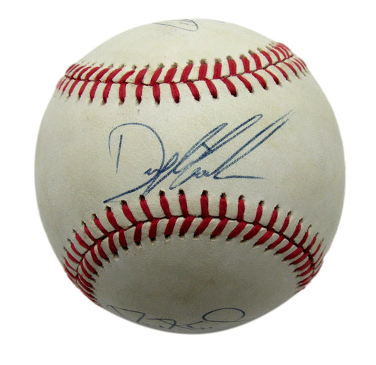 Doc Gooden Darryl Strawberry Howard Johnson Signed ONL Baseball Mets JSA 180601