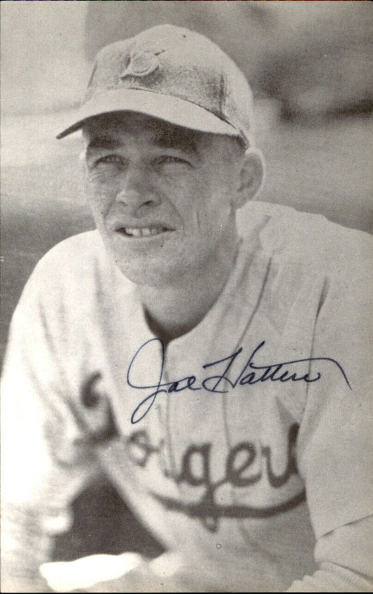 Joe Hatten Dodgers d. 1988 Signed/Autographed 3x5  Photo 178441