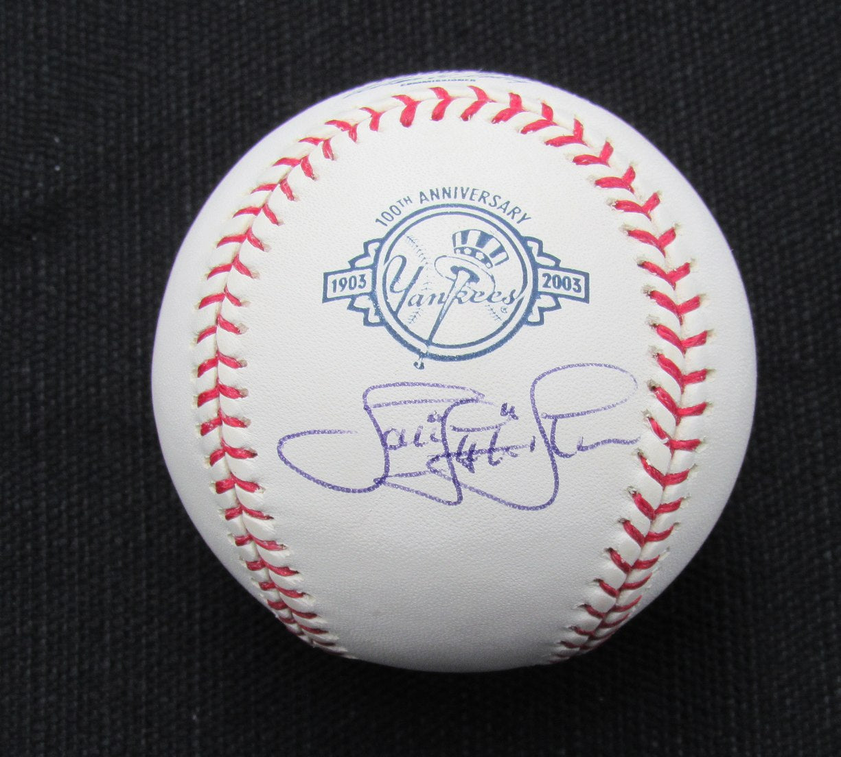 Tom Gordon Signed/Auto Yankees 100th OML Baseball JSA 186629