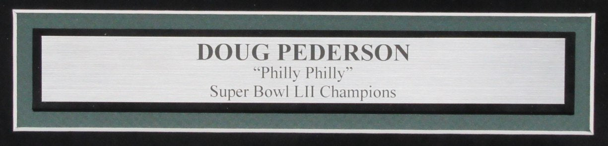 Doug Pederson Autographed Philly Special Eagles 11X14 Photo Framed Beckett 88714