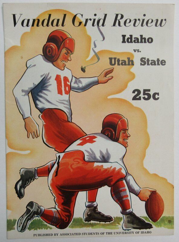 1940 Idaho Vandals vs. Utah State Aggies College Football Program 142915